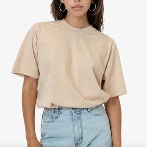 Lost Angeles Apparel 6.5oz Garment Dyed Crew Neck T-Shirt